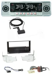 Dietz Bluetooth USB MP3 DAB Autoradio für Nissan Micra (2013-2017) piano