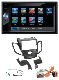 Blaupunkt SD Bluetooth 2DIN MP3 USB AUX Autoradio für Ford Fiesta 08-10 schwarz