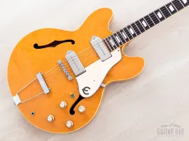 Б/У Электрогитара полуакустическая Epiphone Casino натуральный, Япония, Terada, 1990