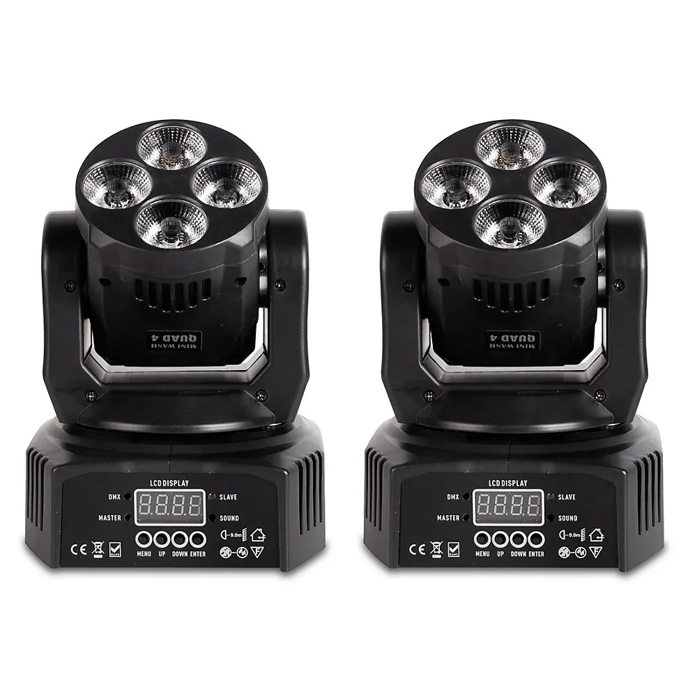 Прожектор ColorKey Mover Miniwash QUAD 4 MKII (набор, 2 шт.)