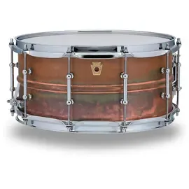 Малый барабан Ludwig Copper Phonic Smooth Snare Drum 14 x 6.5 in. Raw Smooth Finish Tube Lugs