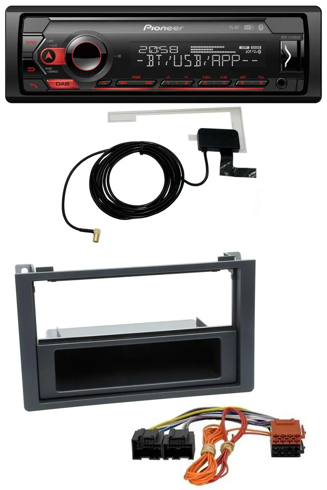 Pioneer DAB USB MP3 Bluetooth Autoradio für Saab 9.3 (ab 2006)