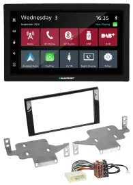 Blaupunkt DAB Bluetooth USB MP3 2DIN Autoradio für Nissan Juke (ab 2014)