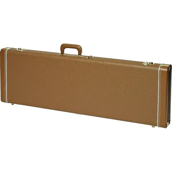 Кейс для электрогитары Fender Strat Tele Hardshell Case Brown Gold