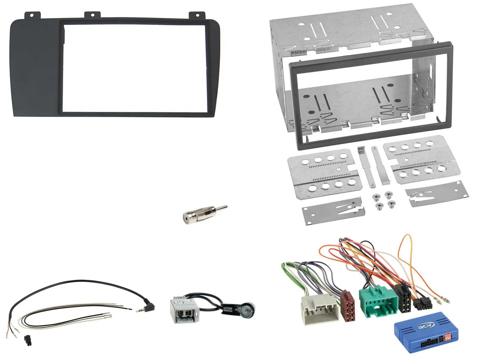Адаптер рулевого управления для автомагнитолы Caraudio24 для Volvo S60/V70/XC70 2004–2007, 2-DIN