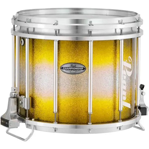 Маршевый барабан Pearl Championship Maple Varsity FFX Marching Snare Drum 13x11 Yellow Silver