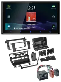 JVC USB Bluetooth 2DIN DAB MP3 Autoradio für BMW 3er 1999-2001 5 Schalteröffnung