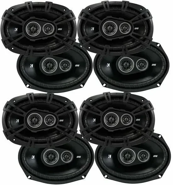 Пассивная акустическая система для автомобиля Kicker DS 43DSC69304 6x9" 180W RMS 3-way коаксиальная (набор, 4 шт.)