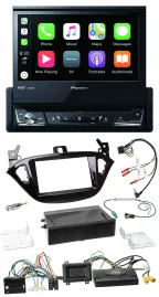 Pioneer DVD Bluetooth DAB USB Lenkrad Autoradio für Opel Adam Corsa E ab 2013 PD