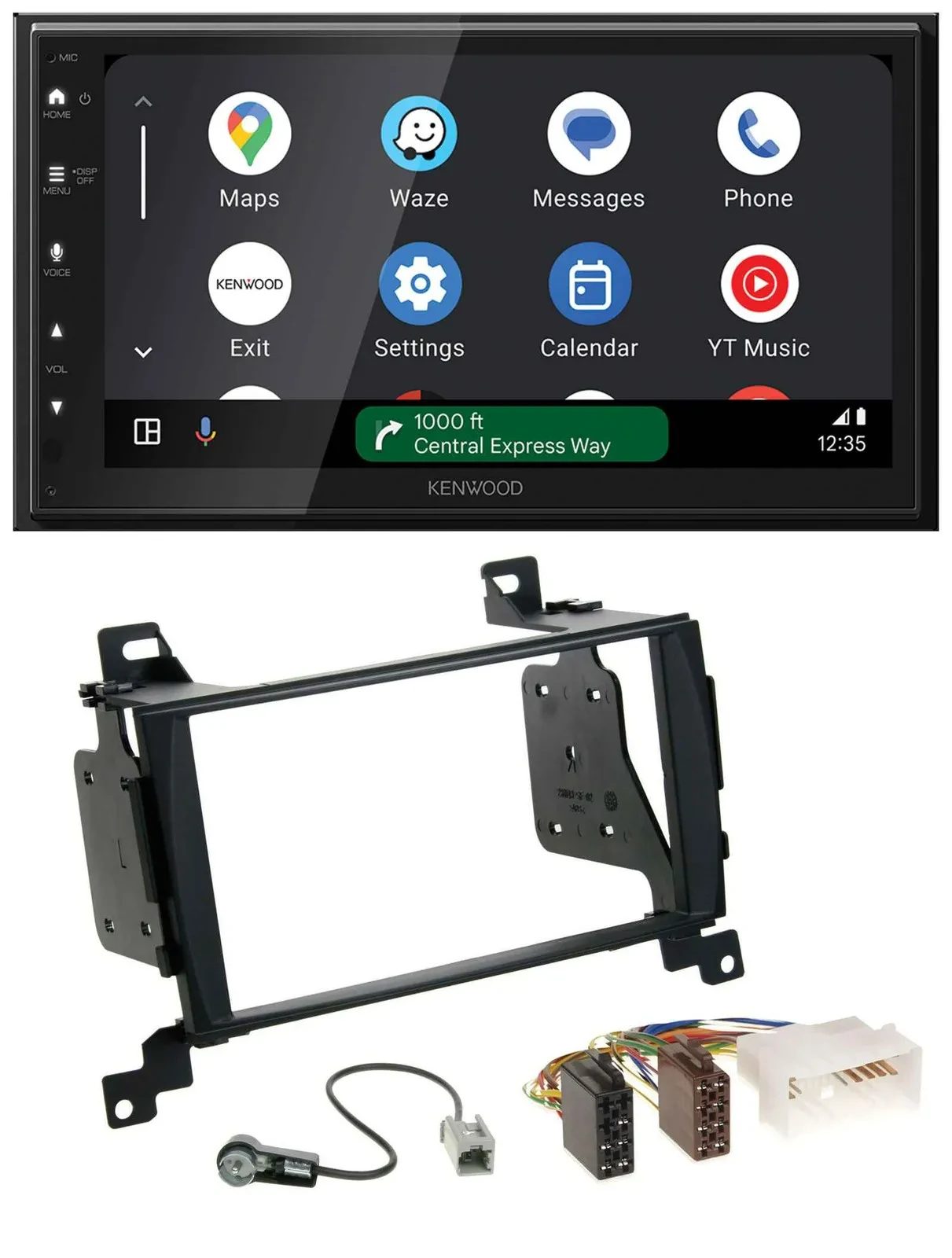 Kenwood DAB Bluetooth USB MP3 2DIN Autoradio für Hyundai Santa Fe 2007-2012