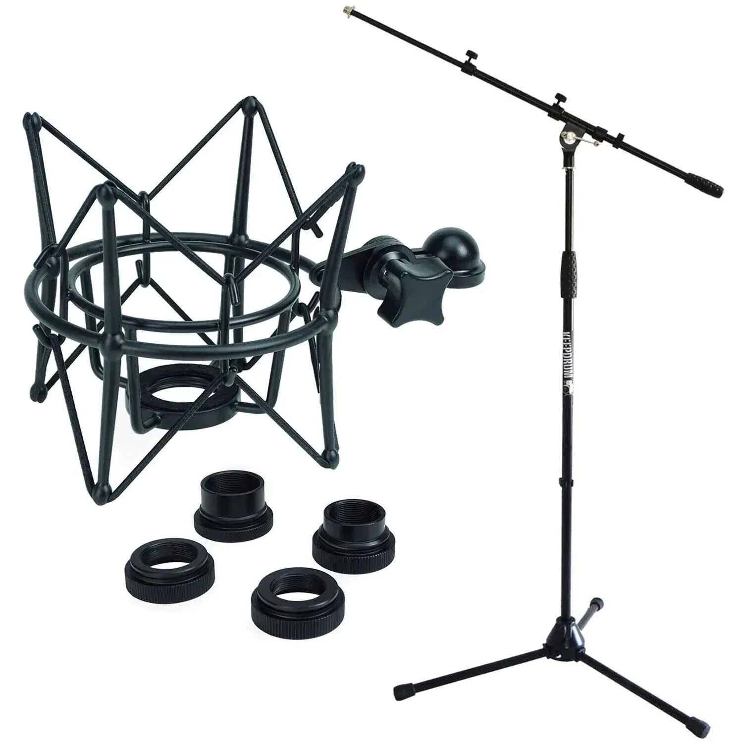 Стойка для микрофона keepdrum MS106 Black с держателем