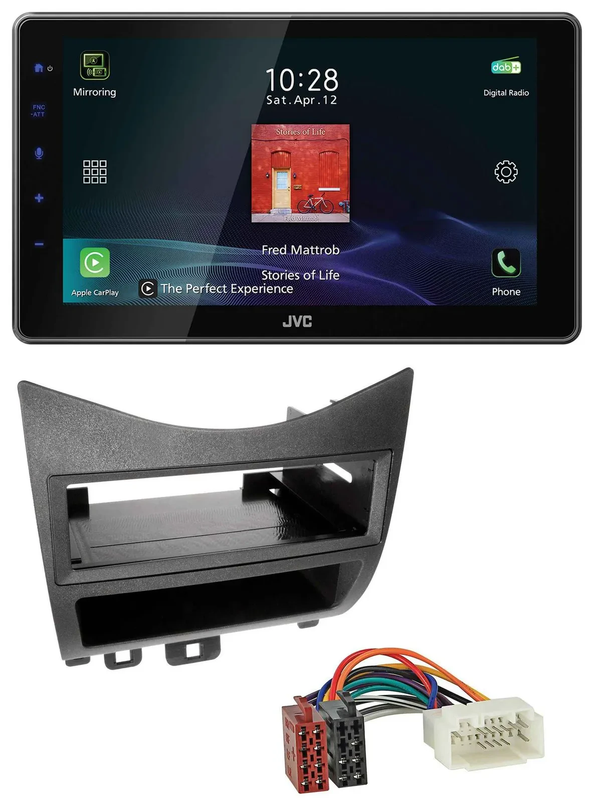 Автомагнитола для Honda Accord JVC DAB MP3 Bluetooth USB (2003–2007)