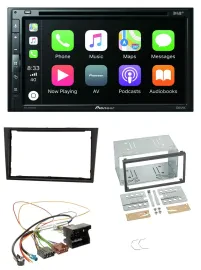 Pioneer DVD 2DIN MP3 DAB Bluetooth USB Autoradio für Opel Corsa D stealth schwar