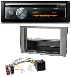 Автомагнитола для Iveco Daily (2006–2014) Pioneer MP3 DAB USB CD Bluetooth темно-серая