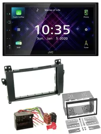 JVC DAB 2DIN MP3 Bluetooth USB Autoradio für Mercedes A-Klasse W169 C169
