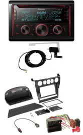 Pioneer 2DIN MP3 DAB USB CD Bluetooth Autoradio für BMW 5er (E60, 2003-2007)