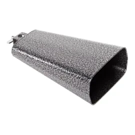 Fame M2 Cowbell 7.5" Schwarz/Silber Stahl 19cm Montierbar Durchsetzungsklang