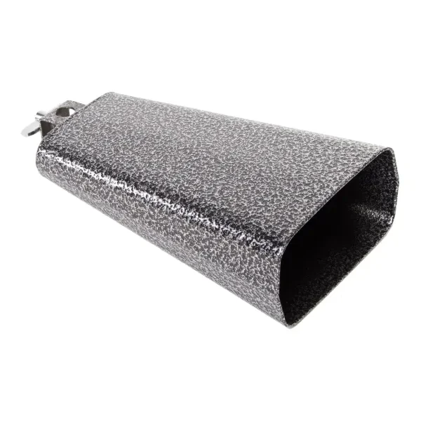 Fame M2 Cowbell 7.5" Schwarz/Silber Stahl 19cm Montierbar Durchsetzungsklang