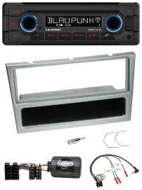 Blaupunkt Lenkrad MP3 CD Bluetooth USB Autoradio für Opel Corsa C 2000-2004 silb