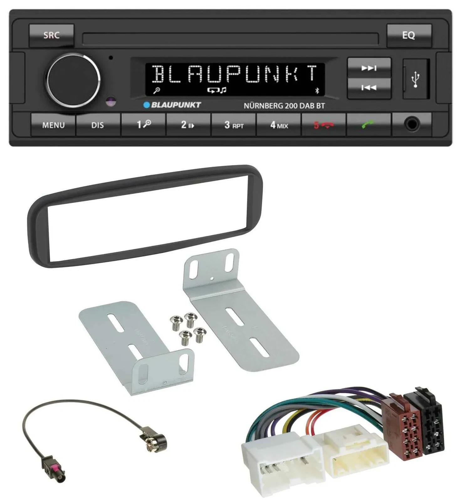 Blaupunkt USB DAB MP3 Bluetooth Autoradio für Renault Clio (2012-2017)