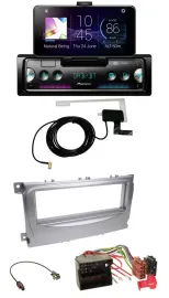 Pioneer DAB Bluetooth MP3 USB Autoradio für Ford S-Max Mondeo 07-14 silber
