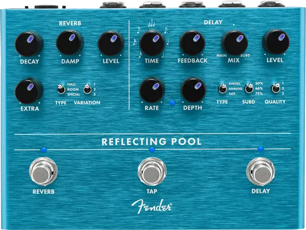 Педаль эффектов для электрогитары Fender Reflecting Pool Delay Reverb