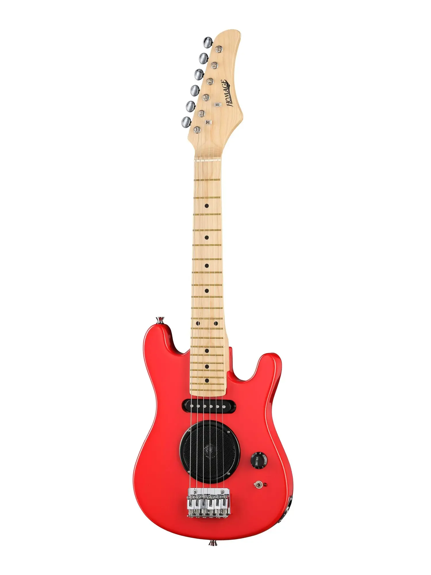 Электрогитара Homage HEG105 Red со встроенным усилителем