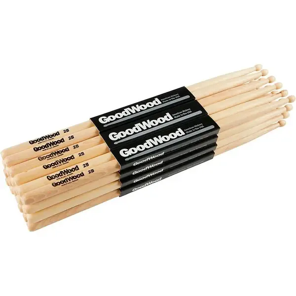 Барабанные палочки Goodwood Drumsticks 2B Wood (12 пар)