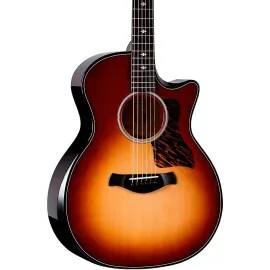 Электроакустическая гитара Taylor Builder's Edition 514ce Grand Auditorium (GA), вырез, Taylor Claria, Tobacco Kona Burst, 6-струнная