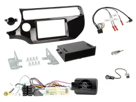 Einbauset Lenkradadapter DIN Autoradio für Kia Rio UB Facelift 2017-2023 piano s