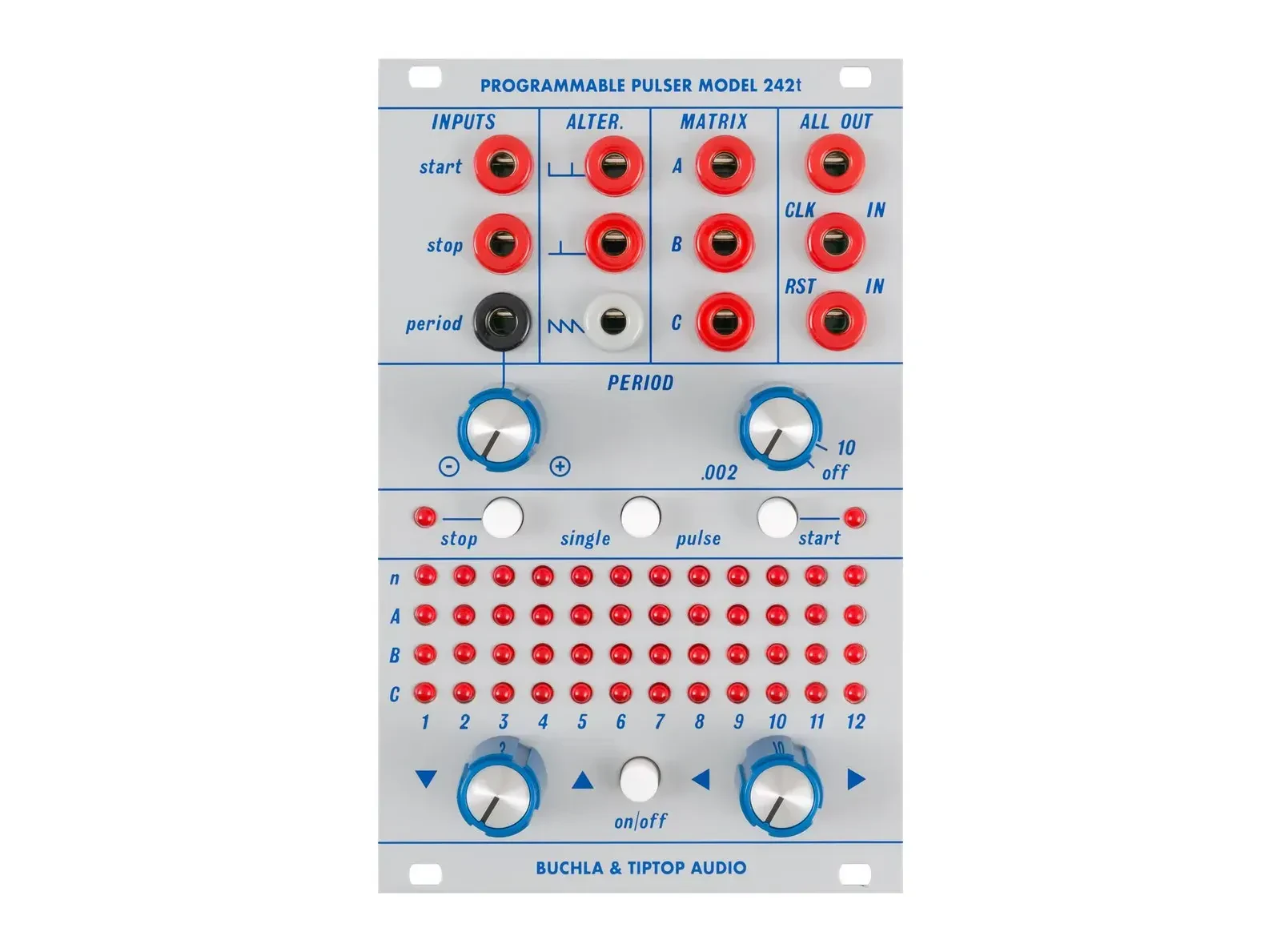Модульный студийный синтезатор Tiptop Audio 242t Programmable Pulser