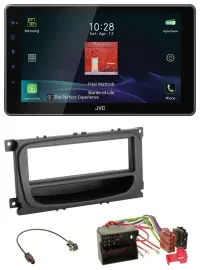 Автомагнитола JVC DAB, Bluetooth, USB, MP3 для Ford C-Max/Focus/Galaxy (с 2007)