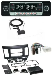 Dietz DAB Bluetooth USB MP3 Autoradio für Mitsubishi Evo Lancer (ab 2008)