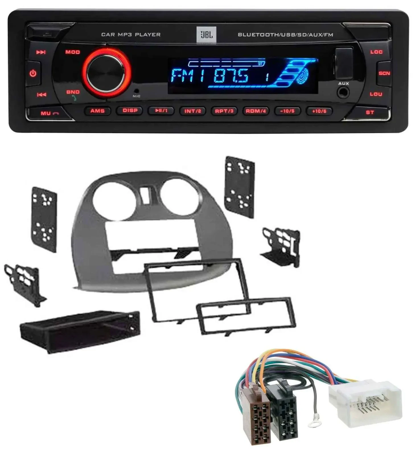 JBL AUX MP3 USB Bluetooth SD Autoradio für Mitsubishi Eclipse 4G 2005-2012