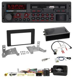 Blaupunkt SD Lenkrad USB Bluetooth DAB Autoradio für Toyota Aygo AB7 ab 2022 sch