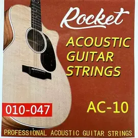Струны для акустической гитары ROCKET AC-10 Acoustic 10-47