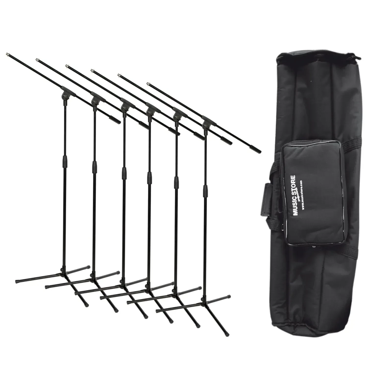 Стойка для микрофона Music Store PAH432 Black с чехлом (6 штук)