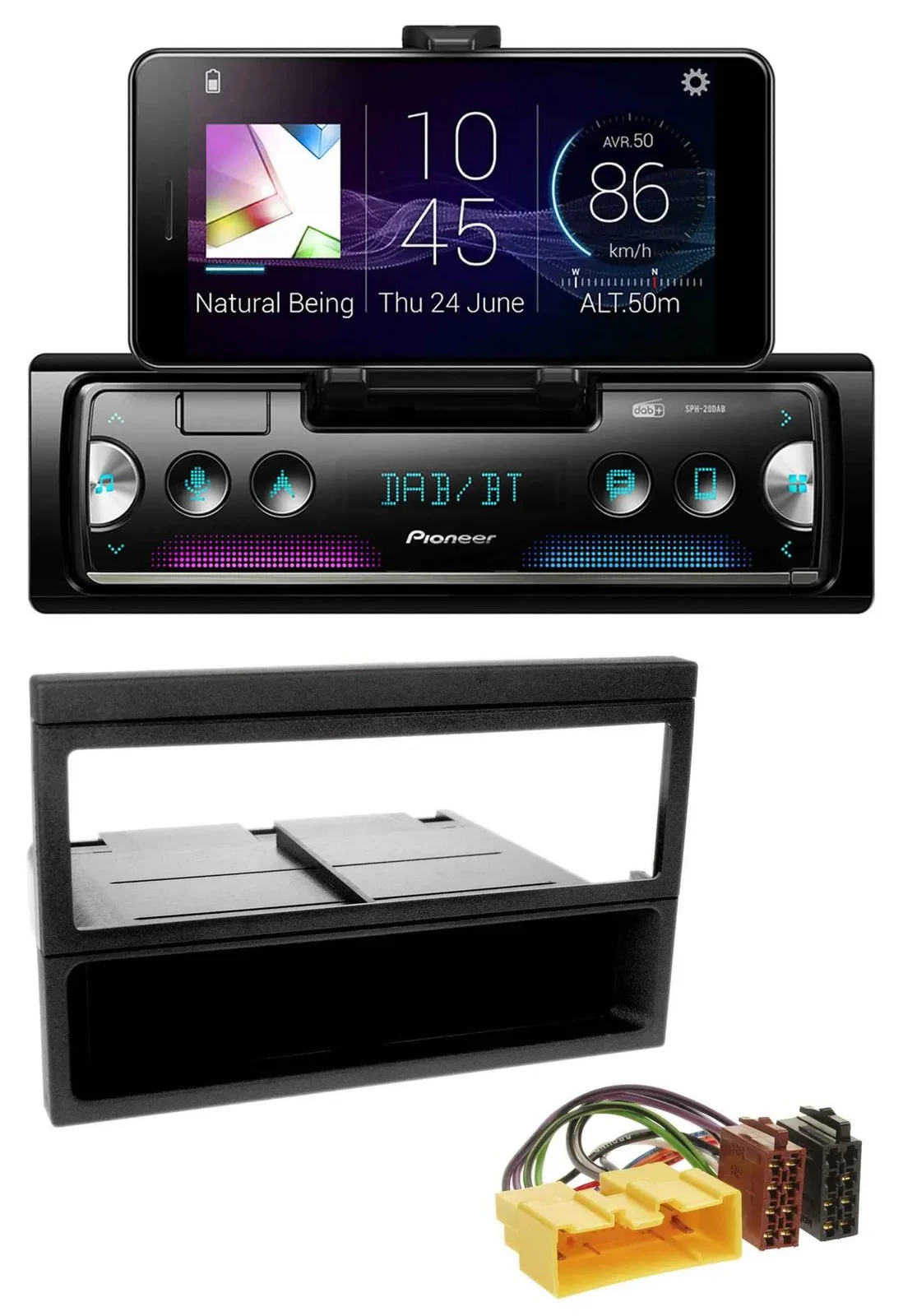 Pioneer USB MP3 Bluetooth DAB Autoradio für Mazda MX-5, 626F, 323L, 323K