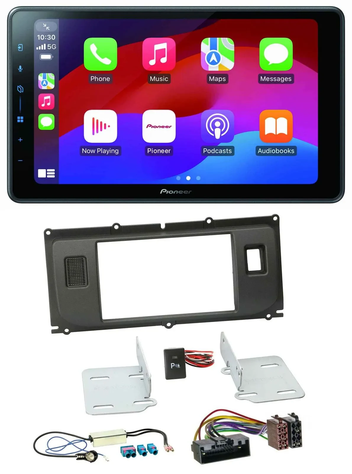 Pioneer Bluetooth 2DIN USB MP3 DAB Autoradio für Land Rover Evoque ab 2011