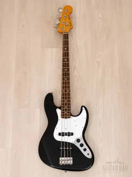 Бас-гитара Fender Japan Exclusive Classic 60s Jazz Bass JJ Black w/gigbag Japan 2016