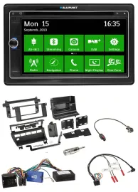 Blaupunkt Bluetooth 2DIN Lenkrad DAB USB TMC Navigation für BMW 3er 02-06 E46 5