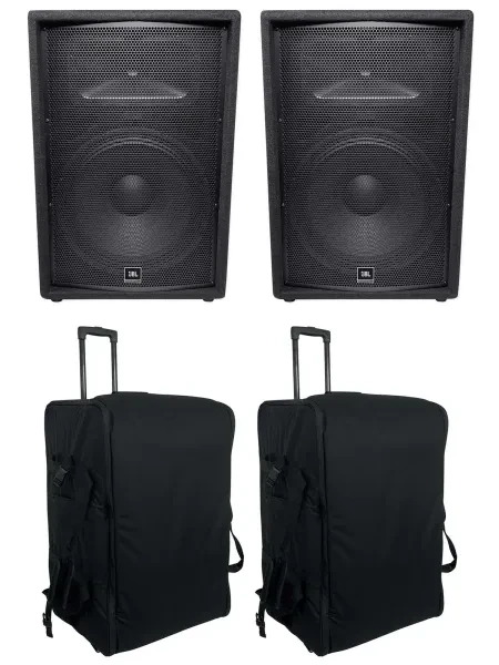 Пассивная акустическая система JBL JRX215 Black с чехлом (пара)