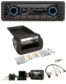 Автомагнитола для FIAT Fiorino (с 2008) Blaupunkt Bluetooth, USB, MP3, поддержка кнопок на руле