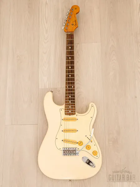 Электрогитара Fender Stratocaster 1962 Vintage Reissue ST62-70TX SSS Olympic White w/gigbag Japan 2004