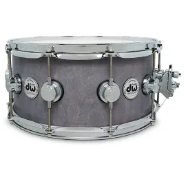 DW Collector's Series SonicPly Satin Oil Snare Drum - 14 x 6.5 in. Satin Slate