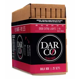 Струны для электрогитары Darco D930 Bulk Box 25-Pack 9-42 (25 комплектов)