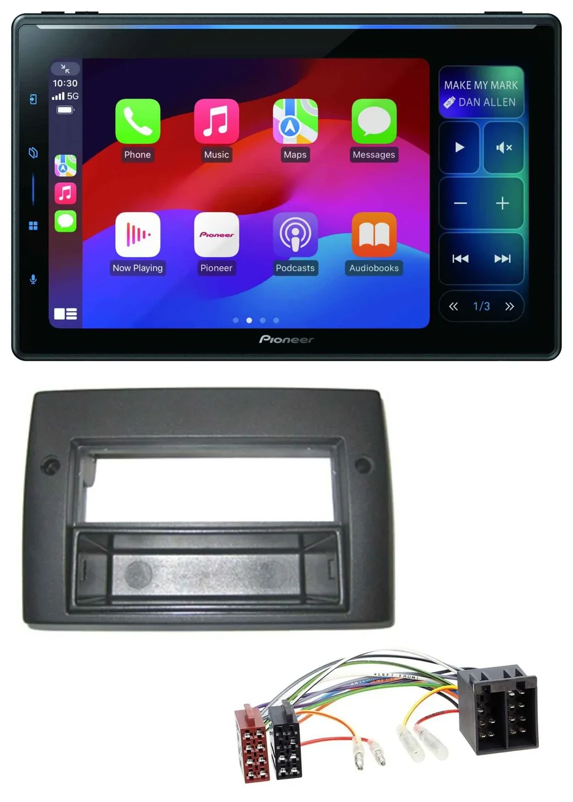 Pioneer Bluetooth DAB MP3 USB Autoradio für Fiat Stilo 192 01-08 Profiversion Ab