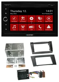 Blaupunkt MP3 DVD Bluetooth DAB 2DIN USB Autoradio für Mercedes E-Klasse S211 03