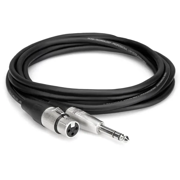 Hosa 30' REAN 1/4" TRS to XLR3M Pro Balanced Interconnect Audio Cable #HXS-030