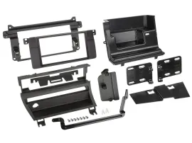 Einbaurahmen Doppel DIN Autoradio für BMW 3er E46 99-06 1 Schalter inkl. Lüftung